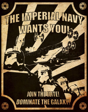 Imperial Navy - Star Wars Propaganda Art - Patrick King Art