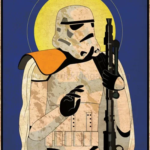 Imperial Saints - Sandtrooper - Star Wars Art - Patrick King Art