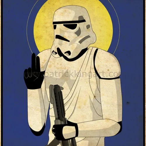 Imperial Saints - Stormtrooper - Star Wars Art - Patrick King Art
