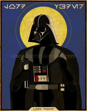 Imperial Saints - Darth Vader - Star Wars Art - Patrick King Art