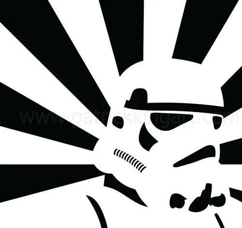 Stormtrooper - Star Wars Propaganda Art - Patrick King Art