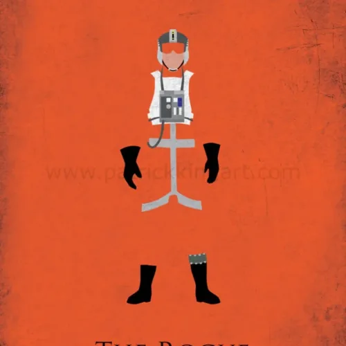 The Rogue - Wedge Antilles - Star Wars Art - Patrick King Art
