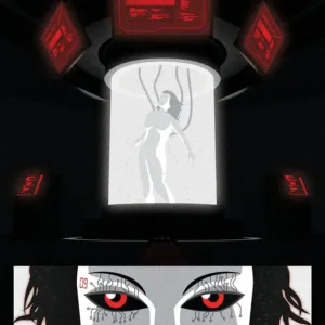 First Heartbeat - Cyberpunk Art - Patrick King Art