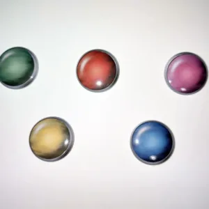 Final Fantasy VII Materia Buttons - Patrick King Art