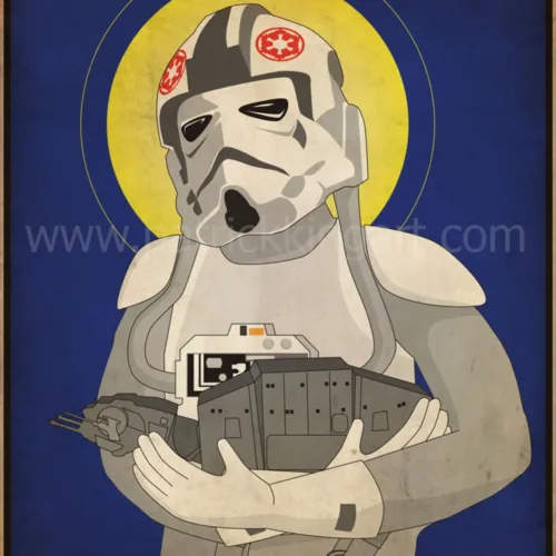 Imperial Saints - AT-AT Pilot - Star Wars Art - Patrick King Art