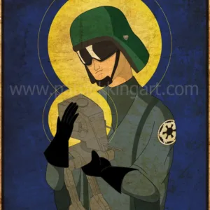 Imperial Saints - AT-ST Pilot - Star Wars Art - Patrick King Art
