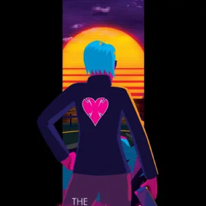 The Heartbreaker - Synthwave Art - Patrick King Art