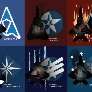 Heroes of Strangereal Collection - Ace Combat Art - Patrick King Art