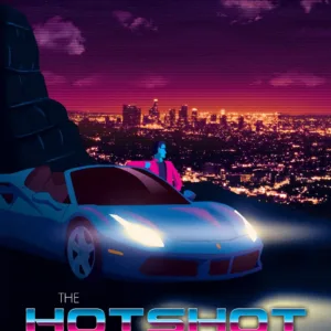 The Hotshot - Synthwave Art - Patrick King Art