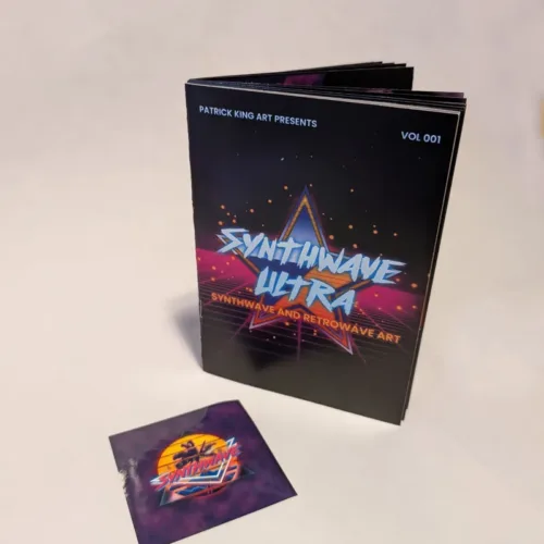 SYNTHWAVE ULTRA Art Zine Cover - Patrick King Art