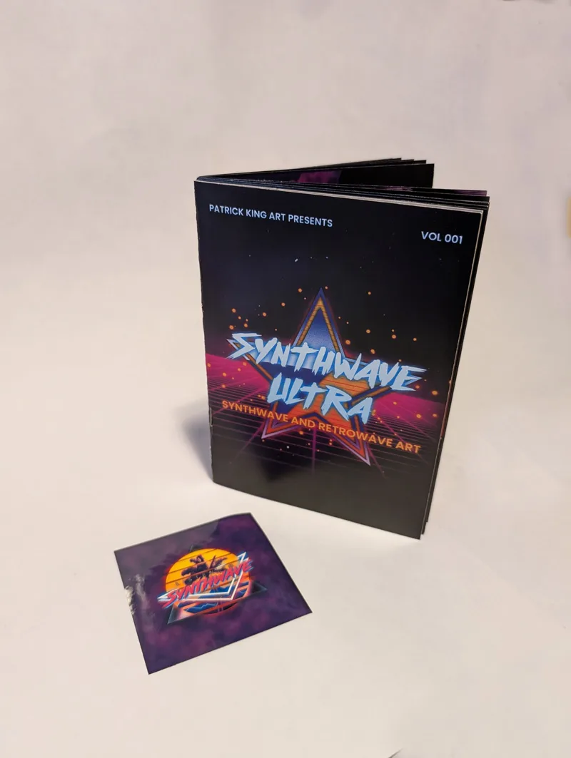 SYNTHWAVE ULTRA Art Zine Cover - Patrick King Art
