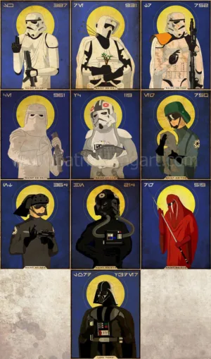 Imperial Saints - Star Wars Art - Patrick King Art