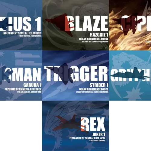 The Aces Collection - Ace Combat Art - Patrick King Art