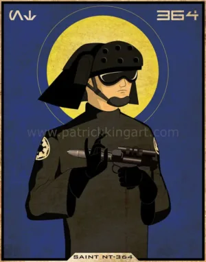 Imperial Saints - Navy Trooper - Star Wars Art - Patrick King Art