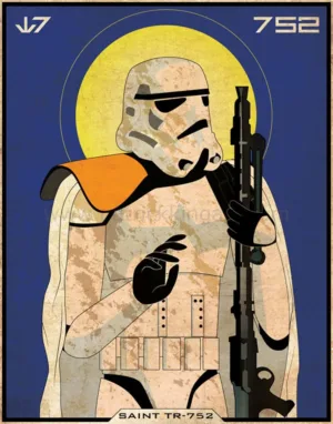 Imperial Saints - Sandtrooper - Star Wars Art - Patrick King Art