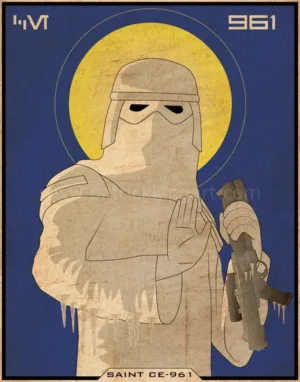 Imperial Saints - Snowtrooper - Star Wars Art - Patrick King Art