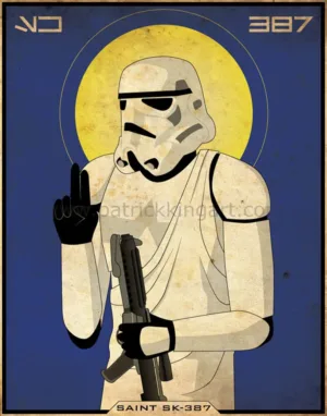Imperial Saints - Stormtrooper - Star Wars Art - Patrick King Art