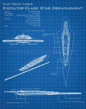 Executor - Star Wars Schematics - Patrick King Art