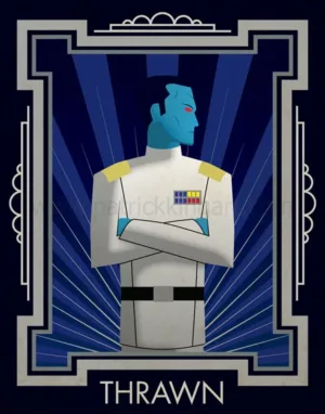 Art Deco - Star Wars Grand Admiral Thrawn Art History - Patrick King Art