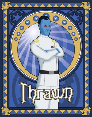 Art Nouveau - Star Wars Grand Admiral Thrawn Art History - Patrick King Art