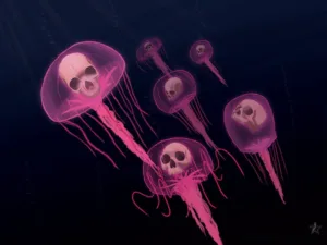 Untitled (Jellyfish) - Original Art - Patrick King Art