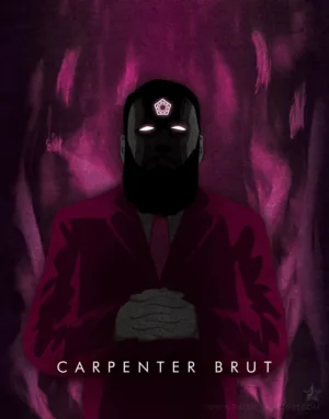 Carpenter Brut - Synthwave Art - Patrick King Art