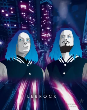 LeBrock - Synthwave Art - Patrick King Art