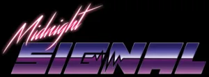 Midnight Signal Synthwave Artist Logo Midnight Signal Synthwave Artist Logo - Logo Design - Patrick King Art