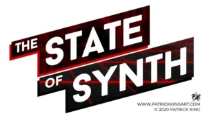 The State of Synth Podcast Logo (Darksynth Variant) The State of Synth Podcast Logo (Darksynth Variant) - Logo Design - Patrick King Art