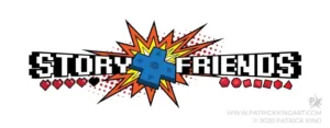 Story Friends Social Media Logo Story Friends Social Media Logo - Logo Design - Patrick King Art