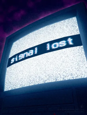 Signal Lost - Vaporwave Art - Patrick King Art