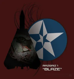 Ace Combat 5 - Blaze - Ace Combat Art - Patrick King Art