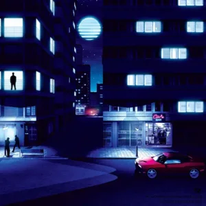 Matt Hodges Album Cover - Synthwave Art - Patrick King Art