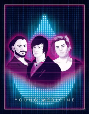 Young Medicine - Synthwave Art - Patrick King Art