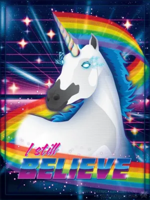 I Still Believe - Synthwave Art - Patrick King Art