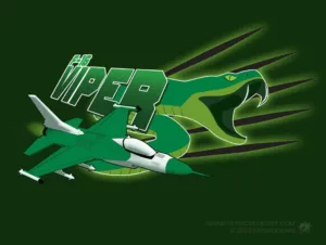 F-16 Viper - Fighter Jets - Patrick King Art