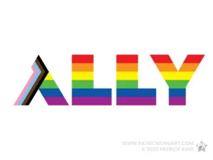 Ally - LGBTQ+ Art - Patrick King Art
