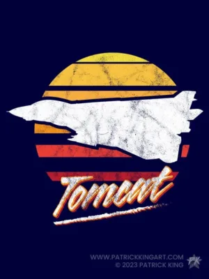 F-14 Tomcat - Retro Fighter Jets - Patrick King Art