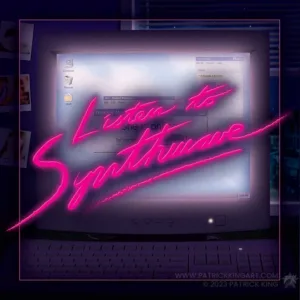Listen to Synthwave - The Midnight - Monsters - Synthwave Art - Patrick King Art
