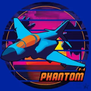 F-4 Phantom - Neon Fighter Jets - Patrick King Art