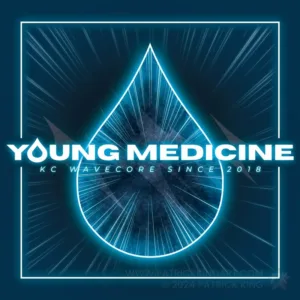 Young Medicine - KC Wavecore since 2018 - Synthwave Art - Patrick King Art