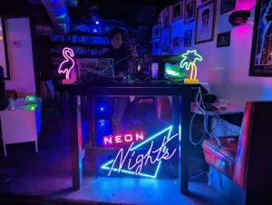Neon Nights Event Logo Neon Sign Neon Nights Event Logo Neon Sign - Logo Design - Patrick King Art