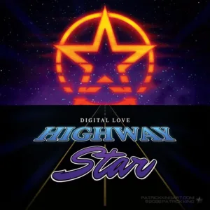 Digital Love - Highway Star Single Cover - Commissioned Art - Patrick King ARt