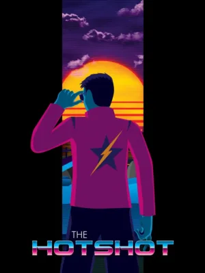 The Hotshot - Synthwave Art - Patrick King Art