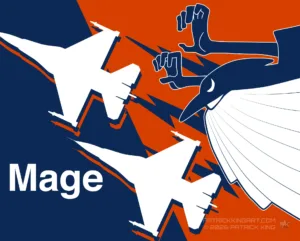 Ace Combat 7 - Mage Squadron - Ace Combat Art - Patrick King Art