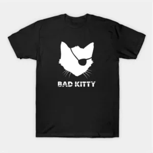 Bad Kitty Shirt - T-Shirt Designs - Patrick King Art