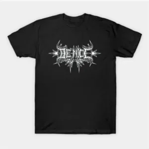 Be Nice Metal Shirt - T-Shirt Designs - Patrick King Art