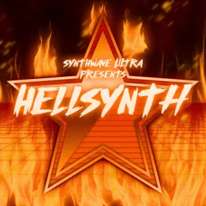 HELLSYNTH Spotify Playlist Cover HELLSYNTH Spotify Playlist Cover - Logo Design - Patrick King Art
