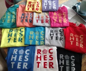 Screen Printed Rochester T-Shirts - Screen Printing - Patrick King Aart