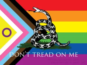 Don't Tread On Me - Pride - LGBTQ+ Art - Patrick King Art